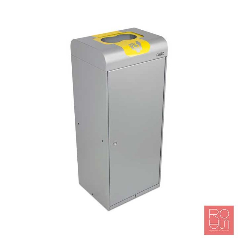 Paperera de reciclatge Estocolmo 75L | Seguretat Auto-extingible i Disseny